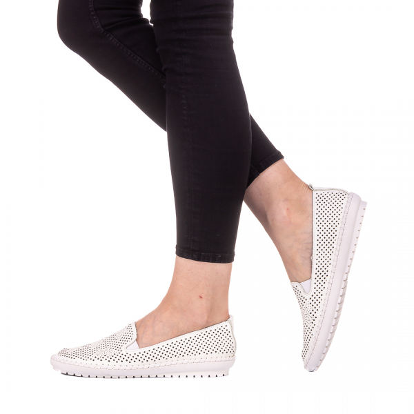 Γυναικεία αθλητικά παπούτσια  Julie λευκά, 4 - Kalapod.gr